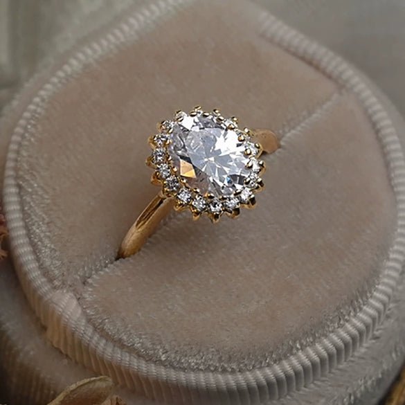 Women's S925 Sterling Silver Geometric Ring With Electroplated Light Luxury Minimalist Fashion Design