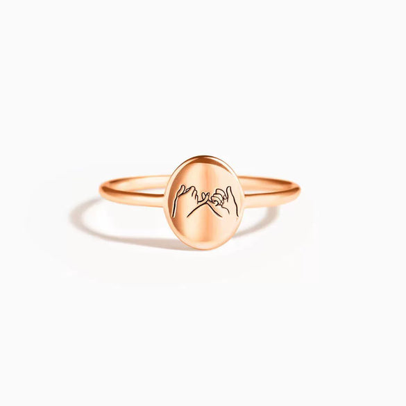 Women's S925 Sterling Silver Geometric Ring With Electroplating