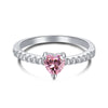 Women's S925 Sterling Silver Geometric Ring With Ice Flower Zirconium And High Carbon Diamond Electroplated Cute Style