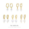 Women's S925 Sterling Silver Geometric Round Bead Earrings With Zirconia In Light Luxury Style