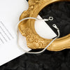 Women's S925 Sterling Silver Geometric Round Snake Chain Bracelet With Electroplated Simple Minimalist Design