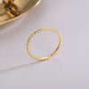 Women's S925 Sterling Silver Geometric Snake Bone Ring With Diamond Texture And Electroplated Finish
