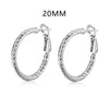 Women's S925 Sterling Silver Geometric Twist Design Electroplated Earrings
