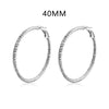 Women's S925 Sterling Silver Geometric Twist Design Electroplated Earrings