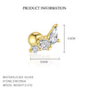 Women's S925 Sterling Silver Geometric Zircon Earrings