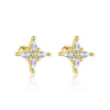 Women's S925 Sterling Silver Geometric Zircon Earrings