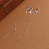 Women's S925 Sterling Silver Hollow Star Long Tassel Earrings Simple Elegant Statement Drop Earrings