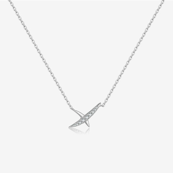 Women's S925 Sterling Silver Jewelry Set With Microinlaid Zircon Bracelet Necklace Earrings Classic Versatile Design