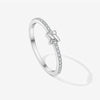 Women's S925 Sterling Silver Jewelry Set With Microinlaid Zircon Bracelet Necklace Earrings Classic Versatile Design