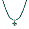 Women's S925 Sterling Silver Love Four Leaf Clover Pendant Necklace With Heart And Flower Pattern Electroplated