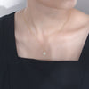 Women's S925 Sterling Silver Microinlaid Zircon Turtle Animal Clavicle Chain Necklace