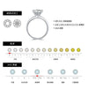 Women's S925 Sterling Silver Moissanite Diamond Ring With Electroplating Design Light Luxury Style
