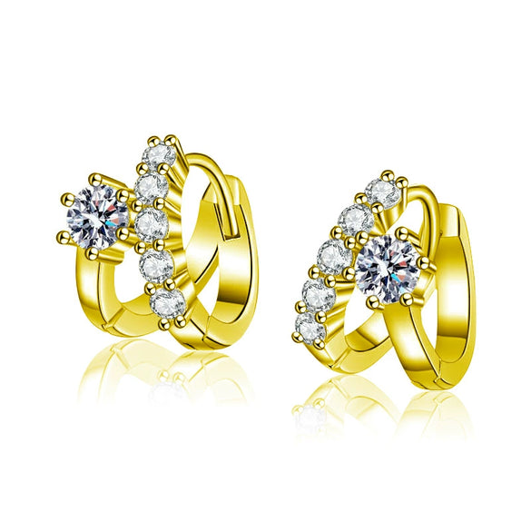 Women's S925 Sterling Silver Moissanite Earrings Set With Diamonds Light Luxury Highend Ear Jewelry