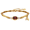 Women's S925 Sterling Silver Natural Gemstone Bracelet Set With Gemstones In Niche Style