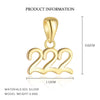 Women's S925 Sterling Silver Necklace With Letters Numbers Text Pattern And Electroplating Process