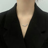 Women's S925 Sterling Silver Necklace With Lucky Plum Blossom And Smiley Face Design Pendant And Ochain