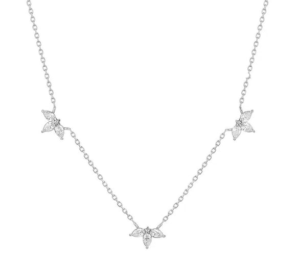 Women's S925 Sterling Silver Pearshaped Horse Eye Zircon Pendant Necklace With O Word Chain And Geometric Pattern Electroplated