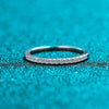 Women's S925 Sterling Silver Plated Pt950 Gold Inlaid Moissanite Geometric Ring