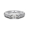 Women's S925 Sterling Silver Ring With Crown Bow Water Drop Horse Eye Zircon Design Geometric Light Luxury Style Electroplated