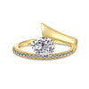 Women's S925 Sterling Silver Ring With Geometric Pattern And Ice Flower Cutting Electroplating Craft