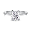 Women's S925 Sterling Silver Ring With Geometric Pattern And Ice Flower Cutting Electroplating Craft