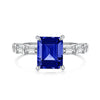 Women's S925 Sterling Silver Ring With Geometric Pattern And Ice Flower Cutting Electroplating Craft