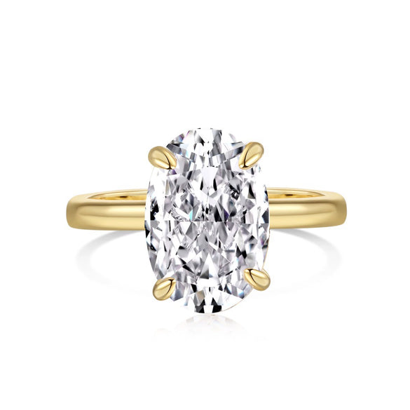Women's S925 Sterling Silver Ring With Geometric Pattern And Ice Flower Cutting Electroplating Craft