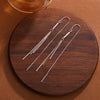 Women's S925 Sterling Silver Simple Geometric Long Tassel Ear Line Earrings Elegant Light Luxury Ear Hook Style