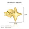 Women's S925 Sterling Silver Star Shape Zircon Earrings