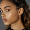 Women's S925 Sterling Silver Star Shape Zircon Earrings