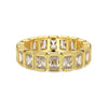 Women's S925 Sterling Silver Sugar Shape Geometric Ring With Electroplating