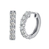 Women's S925 Sterling Silver Zircon Earrings Fashion Electroplated Stud Earrings