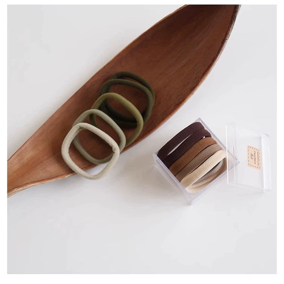 Women's Seamless High Elastic Fabric Headband Hair Tie Simple Design For Autumn And Winter