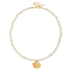 Women's Seaside Casual Handmade Starfish Necklace With Imitation Pearls And Resin Pendant Ball Chain Style