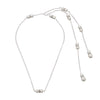 Women's Sexy Necklace Body Chain Back Chain Dress Accessories Pearl Rhinestone Drop Shape Set With Pearls
