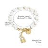 Women's Shell Bracelet With Heart Bow Star Geometric Patterns Electroplated