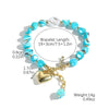 Women's Shell Bracelet With Heart Bow Star Geometric Patterns Electroplated