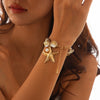 Women's Shell Imitation Pearl Alloy Animals Zodiac Signs Handmade Starfish Conch Necklace