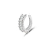 Women's 925 Silver Cshaped Ushape Geometric Electroplated Earbone Clip Earrings