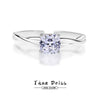 Women's 925 Silver Geometric Mobius Ring Electroplated Minimalist Style