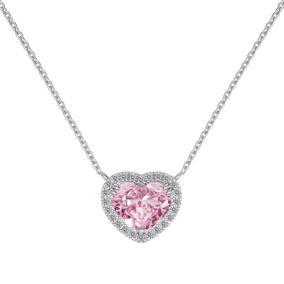 Women's 925 Silver Jewelry Set With Plants Flowers Pattern Minimalist Style Clavicle Chain Included
