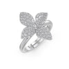 Women's 925 Silver Jewelry Set With Plants Flowers Pattern Minimalist Style Clavicle Chain Included