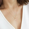 Women's 925 Silver Minimalist Cross Necklace With O Chain Geometric Pendant Electroplated Simple Clavicle Choker
