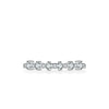 Women's 925 Silver Moissanite Ring With Flower Pattern And Diamond Inlay