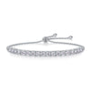 Women's 925 Silver Moissanite Tennis Bracelet Fashionable Geometric Style Set With Diamonds