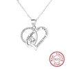 Women's 925 Silver Necklace With Animals And Zodiac Signs Pattern And Zircon Pendant