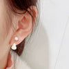 Women's 925 Silver Needle Freshwater Pearl Gourd Earrings