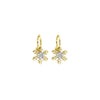 Women's Silver Snowflake Ear Cuff Earrings Geometric Electroplated Clipon Jewelry For Nonpierced Ears