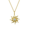 Women's Silver Sunflower Pendant Clavicle Chain With Geometric Pattern And Electroplating Process