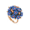 Women's Simple Ceramic Flower Ring Fashion Floral Statement Ring For Wholesale Jewelry